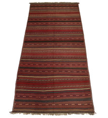 380x175 cm vintage handgewebte Nomaden  Mashhadi kelim  No: - 56