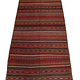380x175 cm vintage handgewebte Nomaden  Mashhadi kelim  No: - 56