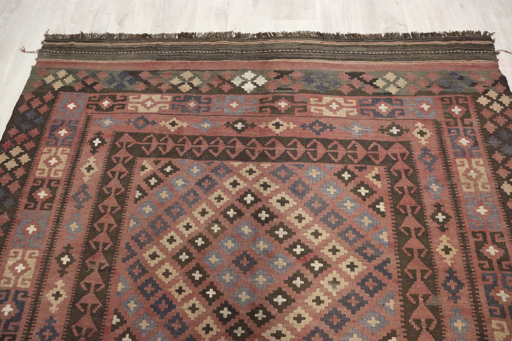 270x205    cm Afghan natural colors nomadic Kilim rug  No:    - 226