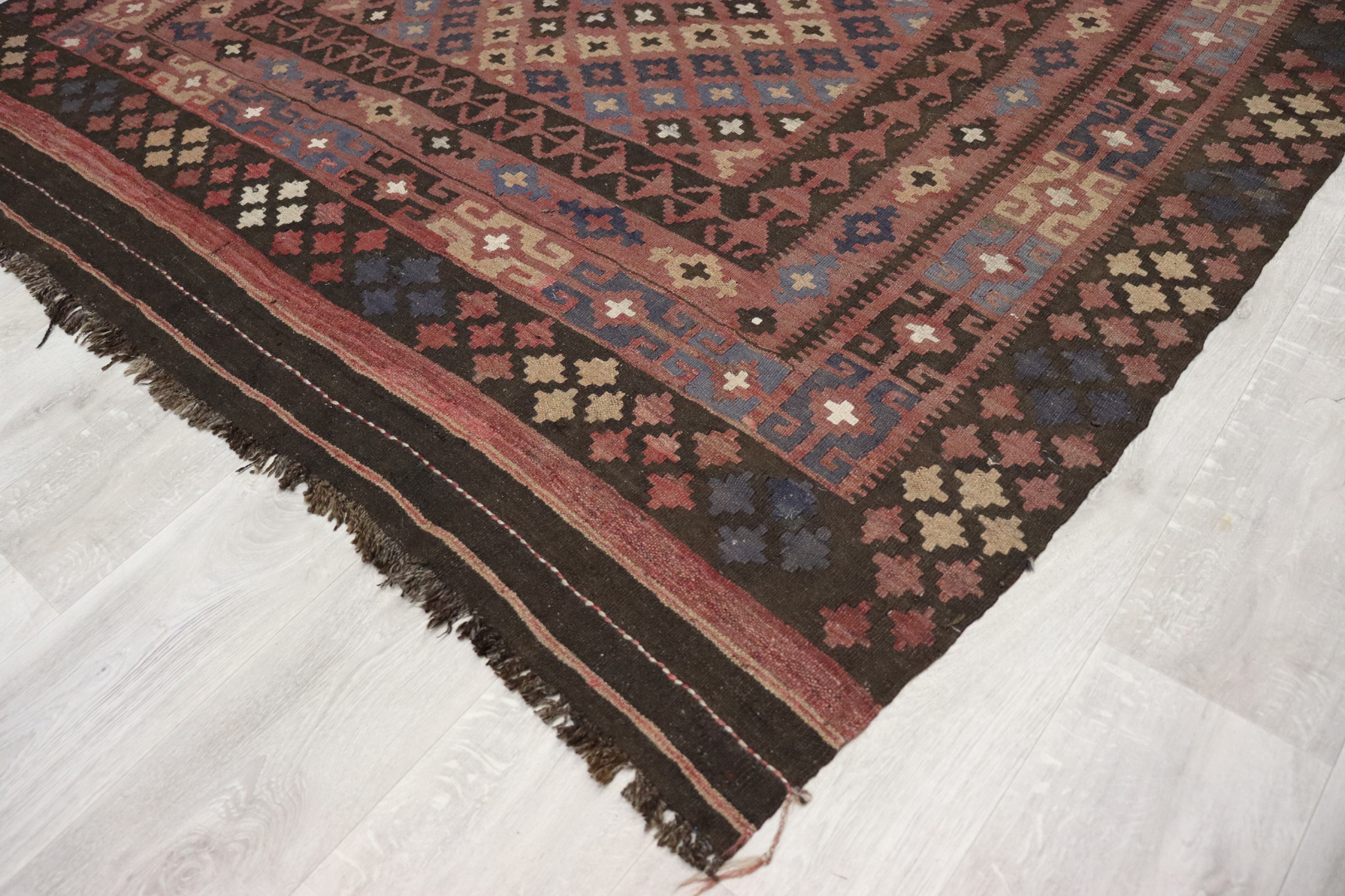 270x205    cm Afghan natural colors nomadic Kilim rug  No:    - 226