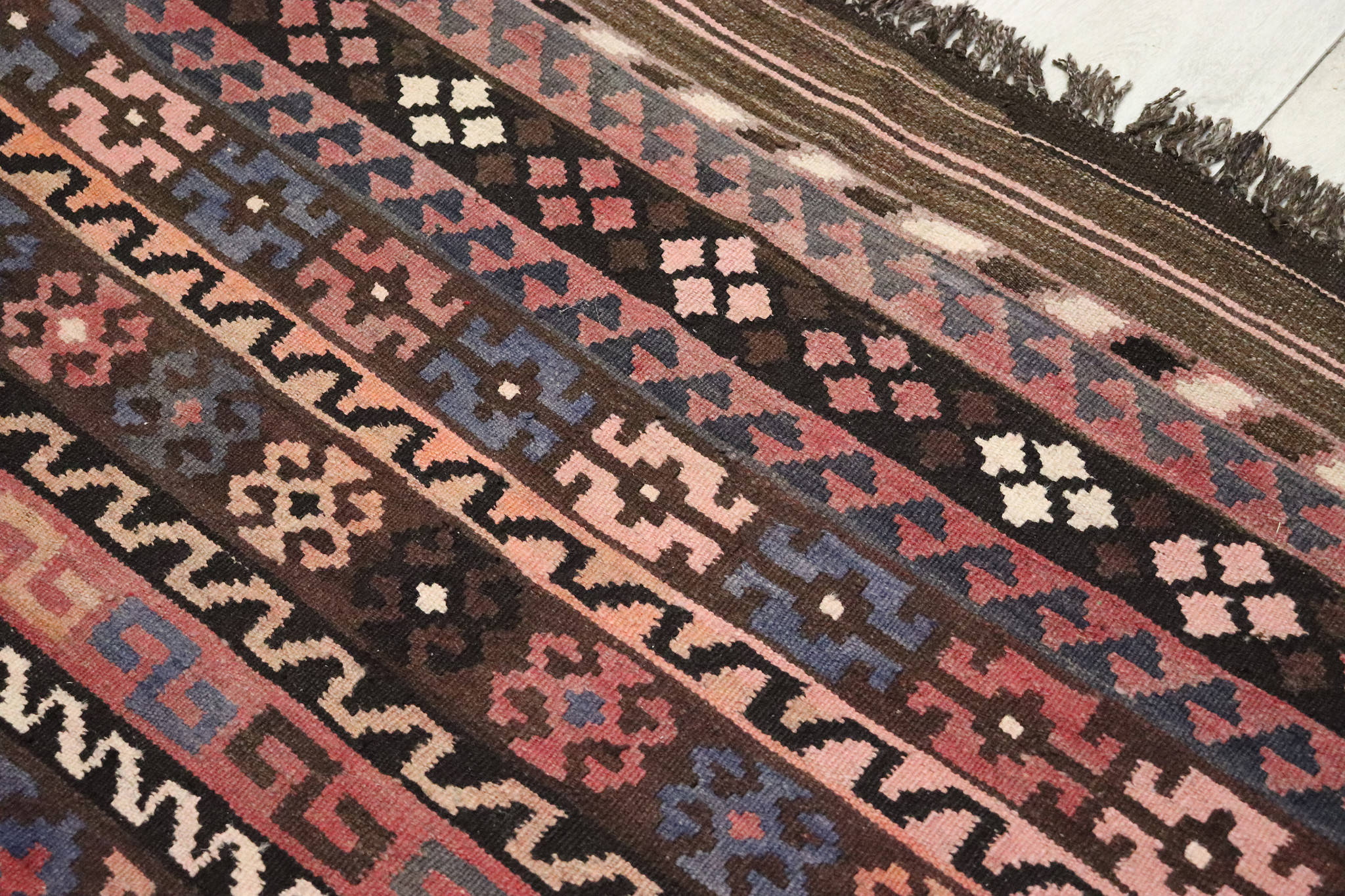 300x200    cm Afghan natural colors nomadic Kilim rug  No:    - 306
