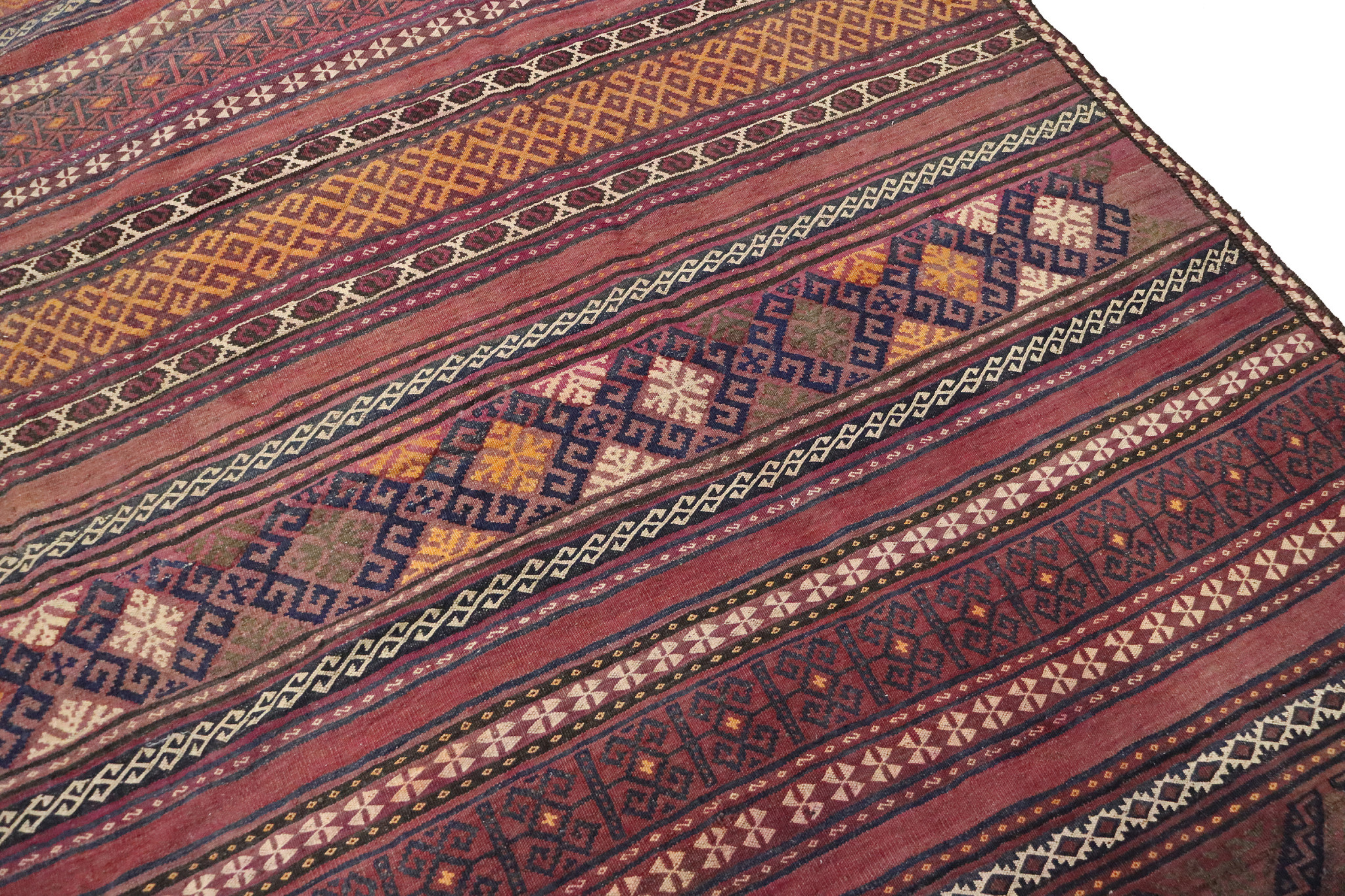 470x310    cm Afghan natural colors nomadic Sarma Kilim rug  No:  494