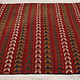 130x130 cm vintage handgewebte Nomaden Uzbek  Jejim kelim  Nr. 22E