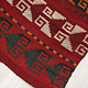 130x130 cm vintage rare oriental Fine nomadic Uzbek  Jejim Kilim rug No: 22E