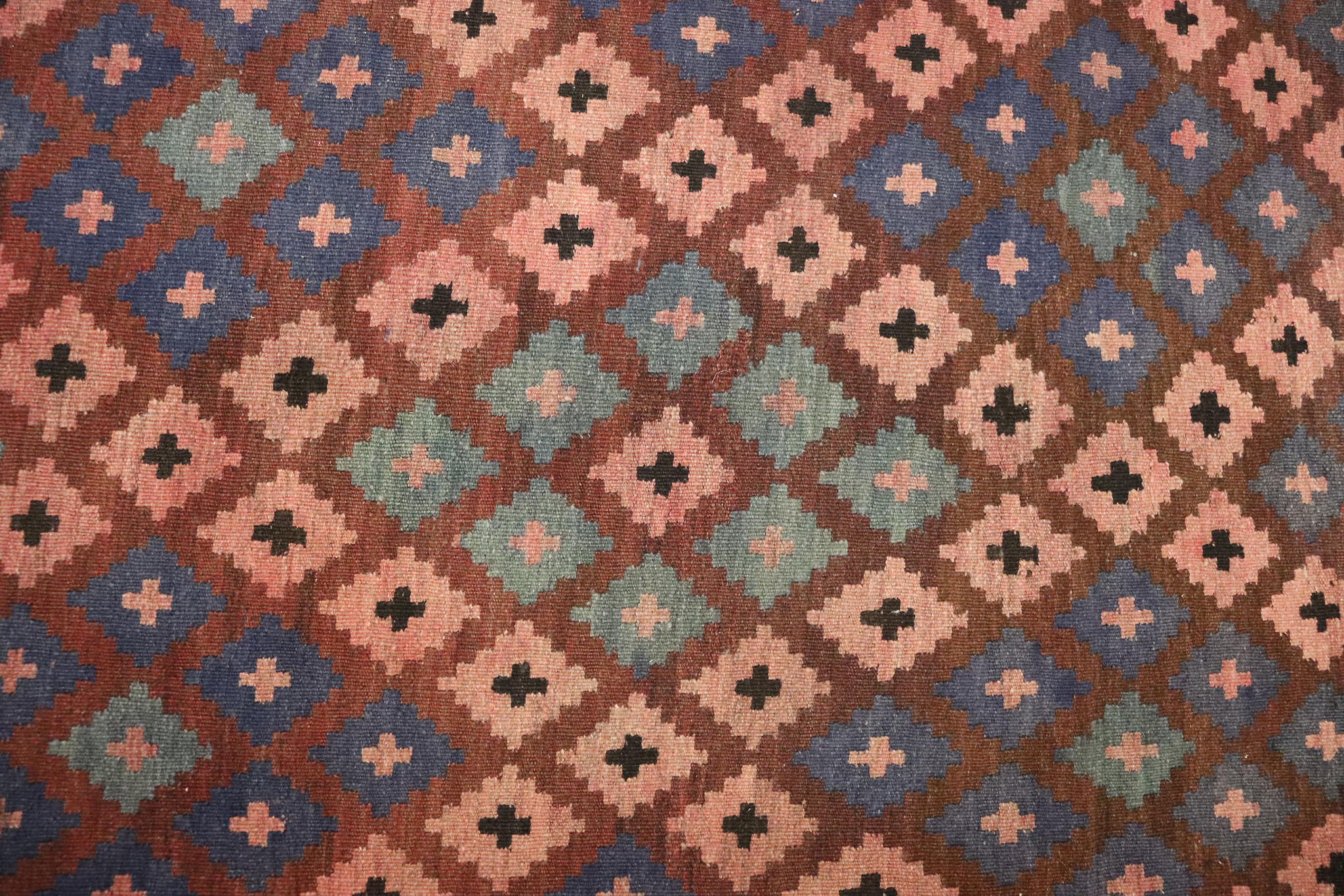 345x200    cm Afghan natural colors nomadic Kilim rug  No:    - 235