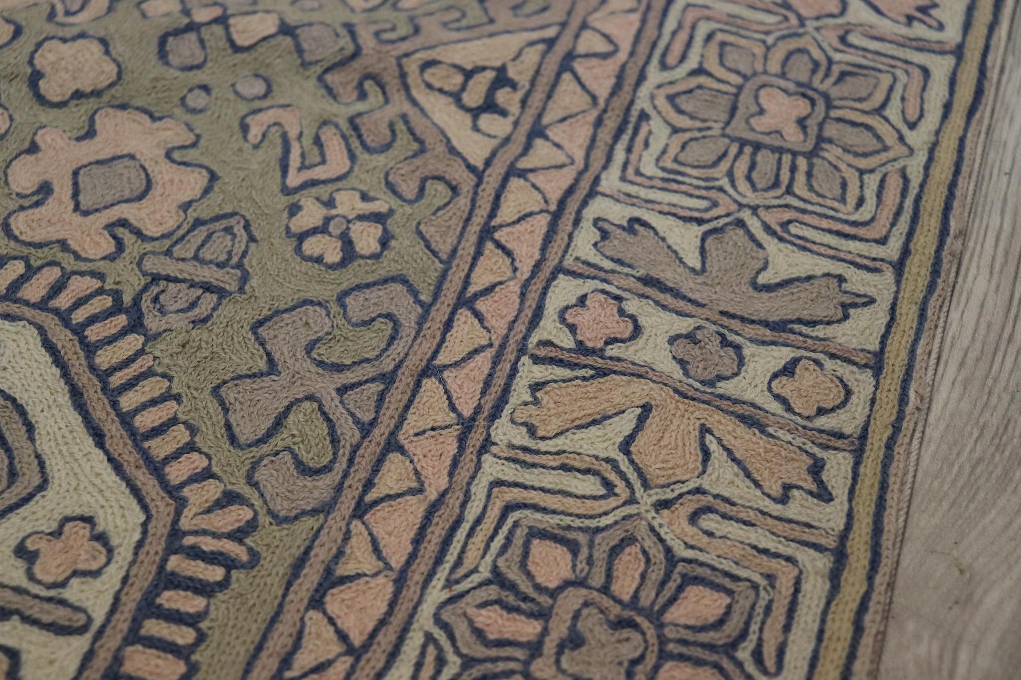 153x90 cm vintage orient Decke Wandbehang Bettdecke betttagesdecke sumakh Kashmir  - 22F