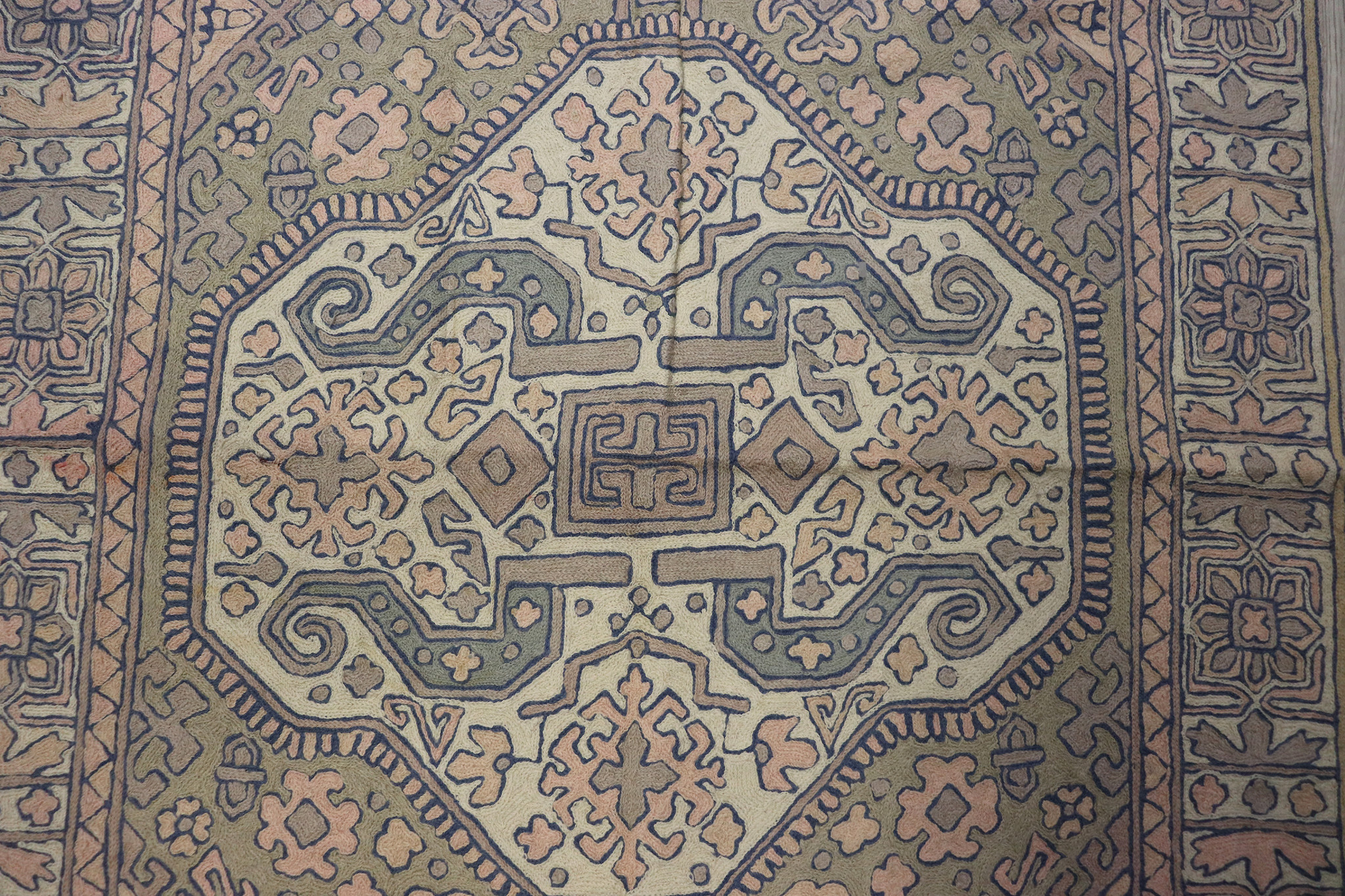 153x90 cm vintage orient Decke Wandbehang Bettdecke betttagesdecke sumakh Kashmir  - 22F