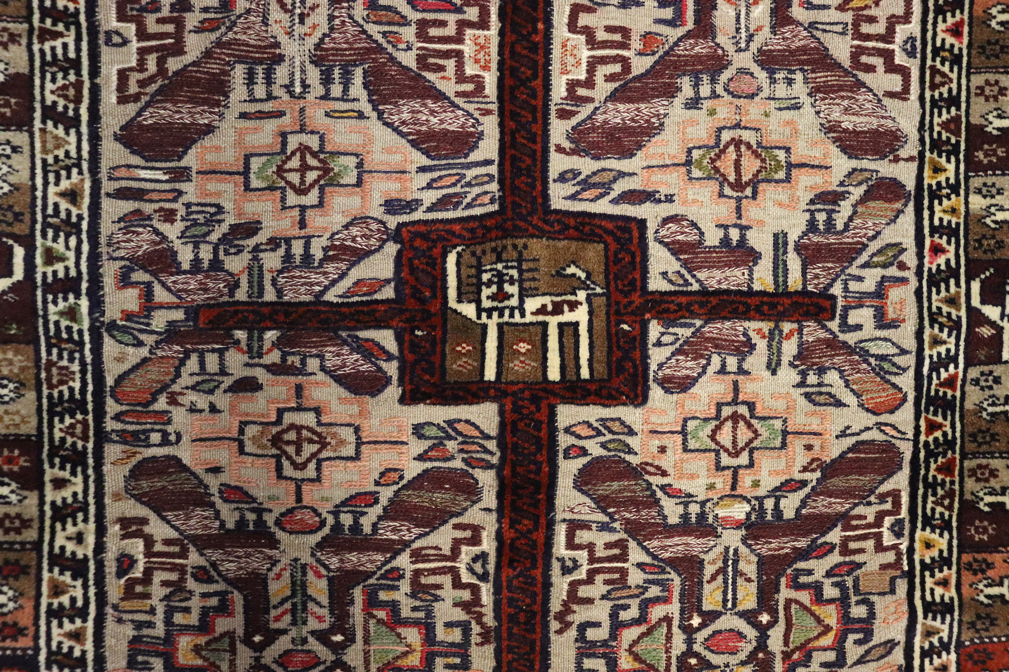 170x105 cm Afghan natural colors nomadic Sumakh  Kilim rug  No:    - 22K