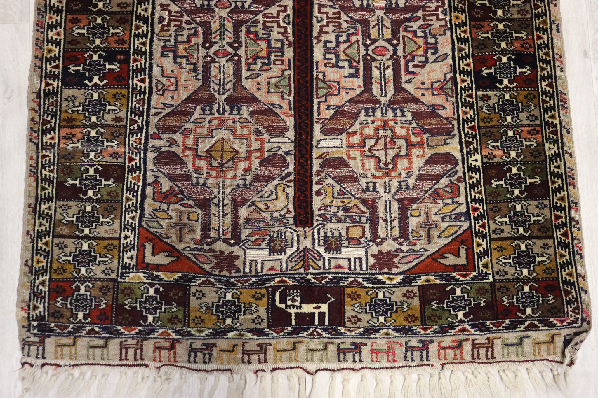 170x105 cm Afghan natural colors nomadic Sumakh  Kilim rug  No:    - 22K