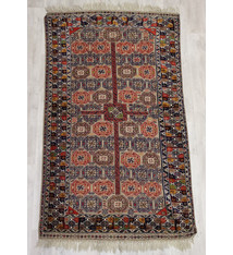 210x120 cm Afghan natural colors nomadic Sumakh Kilim rug  No: 389