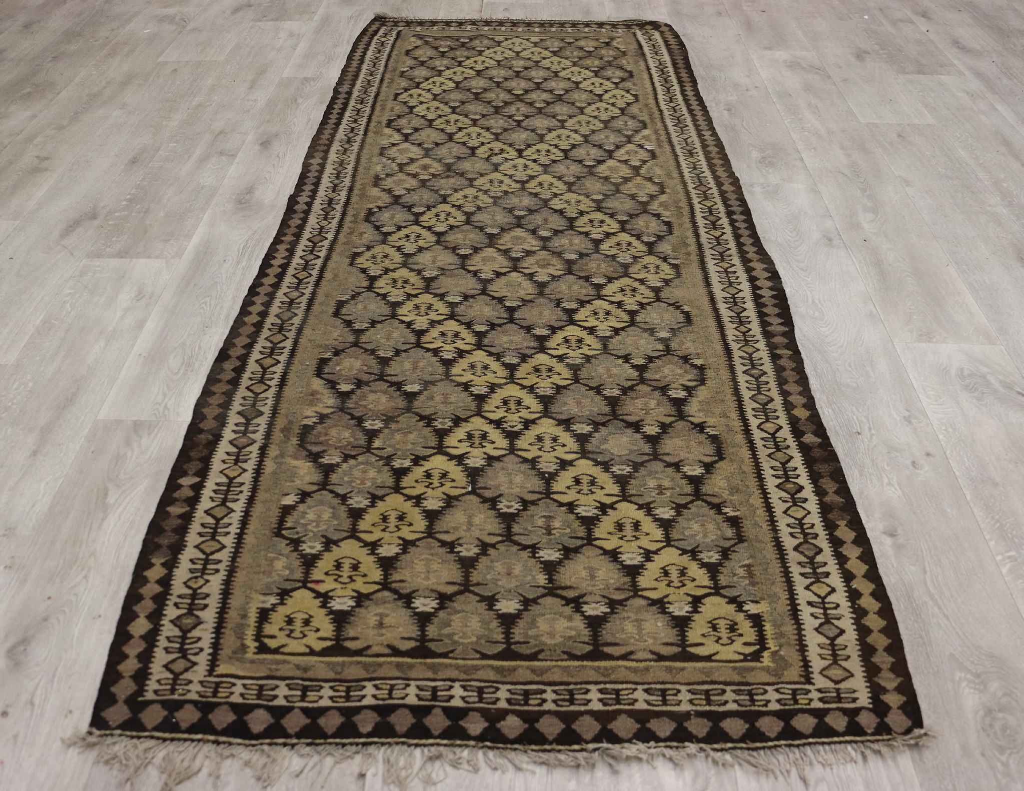 250x100 cm Antique rare oriental Fine  nomadic sarand Kilim rug No: 833