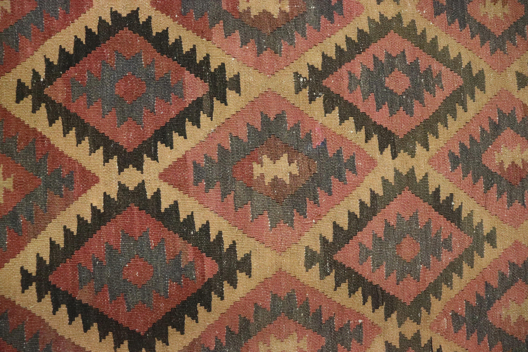 245x225    cm Afghan natural colors nomadic Kilim rug  No:    249