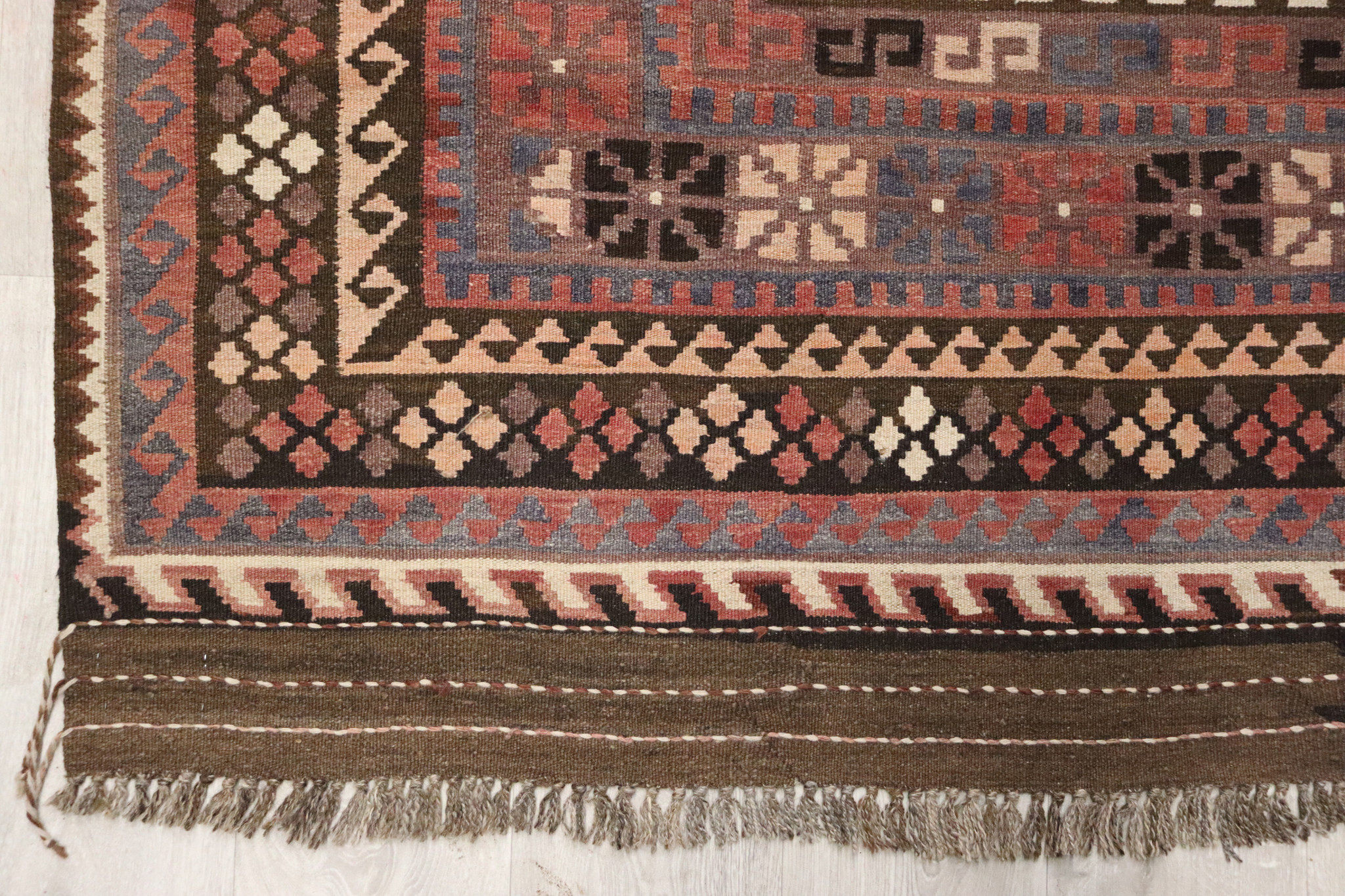 315x200    cm Afghan natural colors nomadic Kilim rug  No:  312