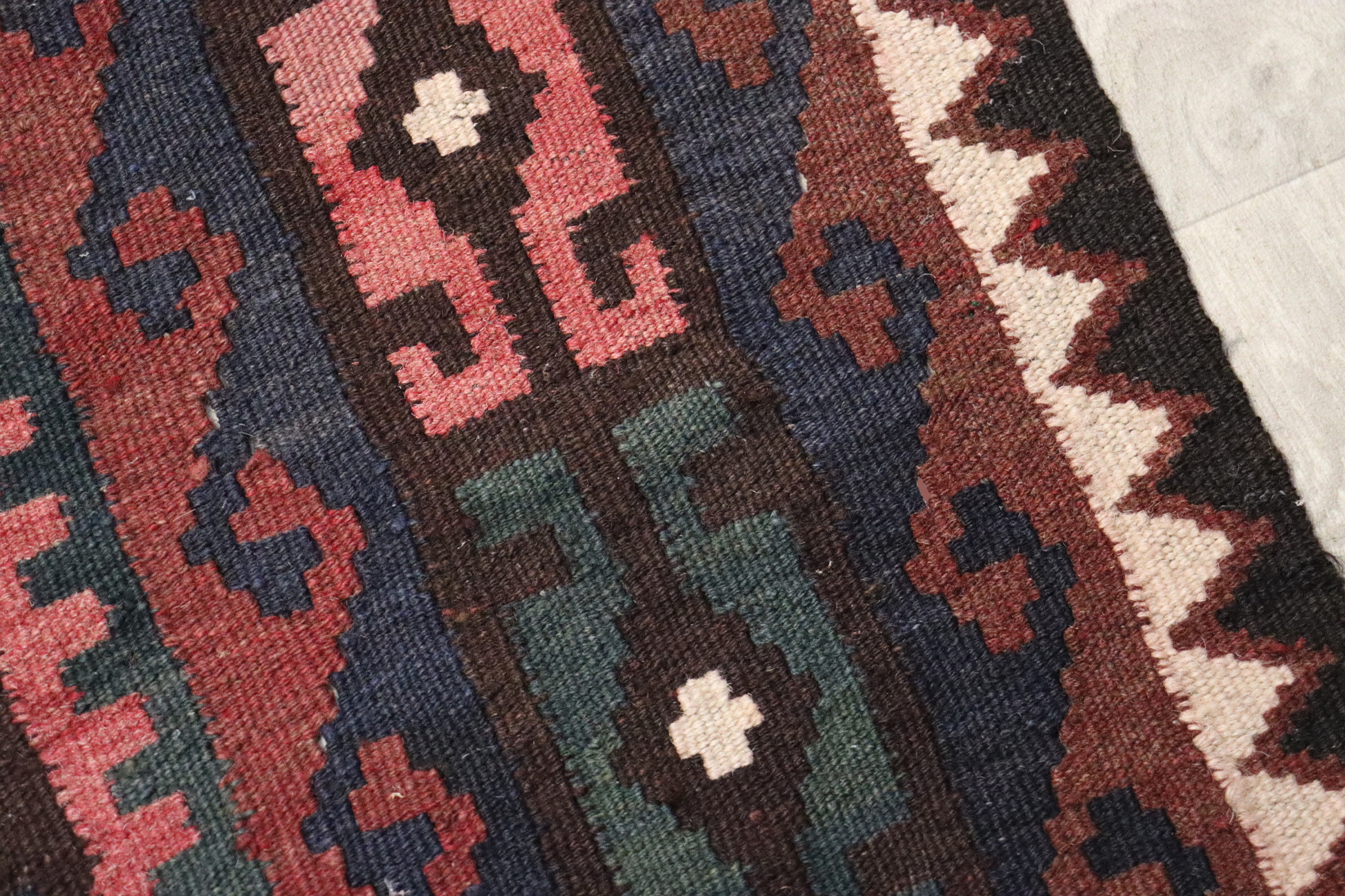 385x250    cm Afghan natural colors nomadic Kilim rug  No:  210