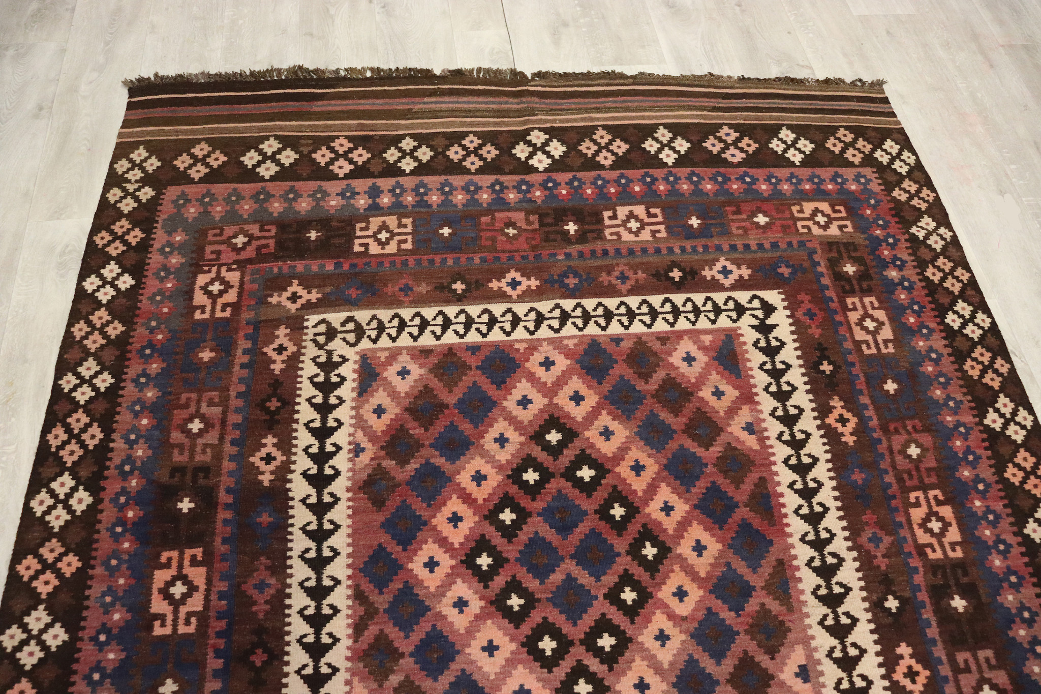 310x200    cm Afghan natural colors nomadic Kilim rug  No:  291