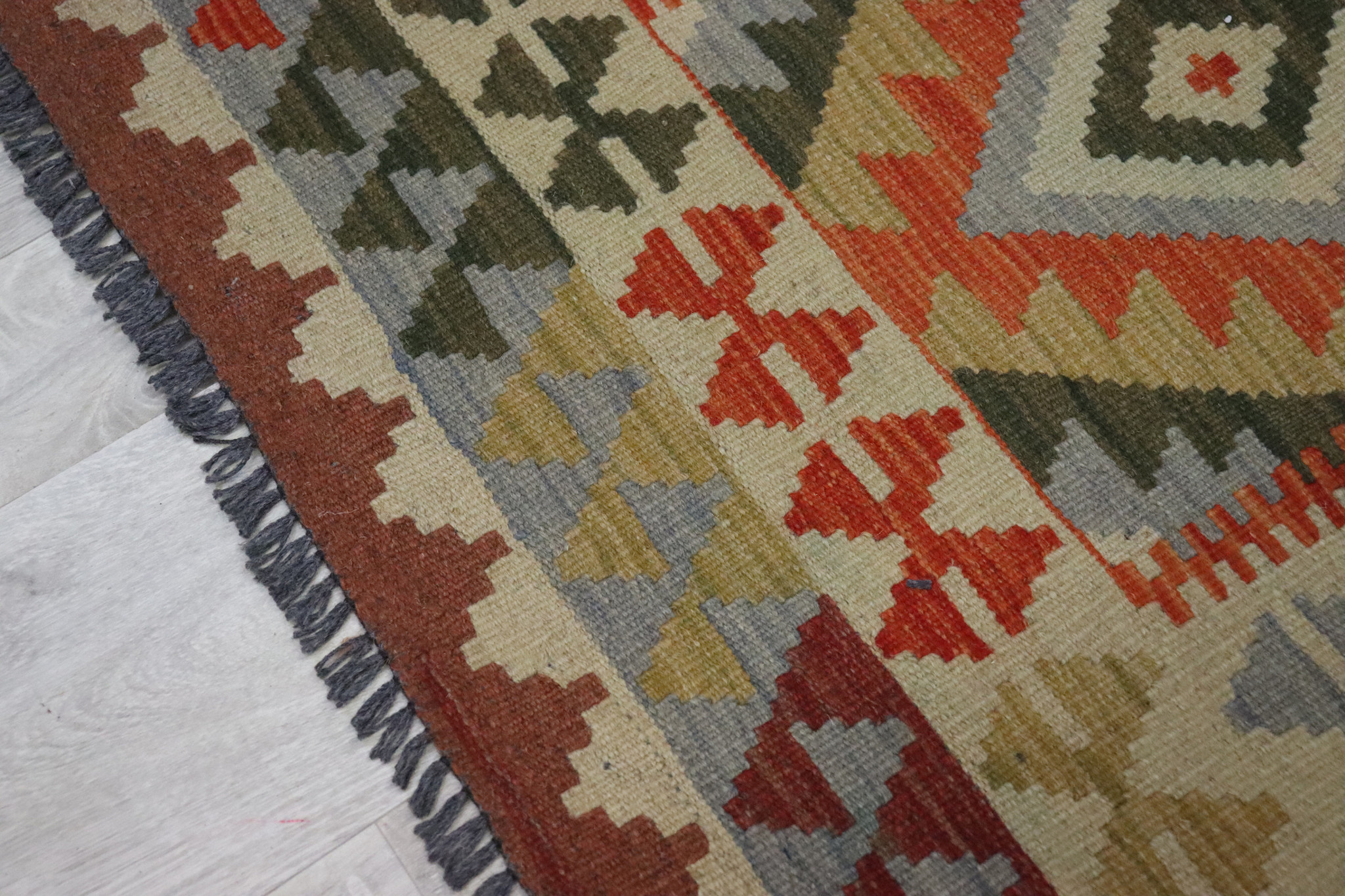 200x105 cm handgewebte nomaden orientt chobi Kelim aus Afghanistan  Nr:  33