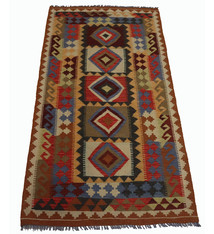 192x100 cm  oriental Handmade nomadic chobi kilim from Afghanistan No: 36