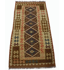 197x98 cm handgewebte nomaden orientt chobi Kelim aus Afghanistan  Nr:  3589