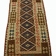 197x98 cm handgewebte nomaden orientt chobi Kelim aus Afghanistan  Nr:  3589