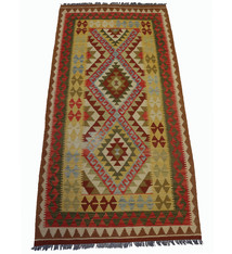 205x104 cm handgewebte nomaden orientt chobi Kelim aus Afghanistan  Nr:  27