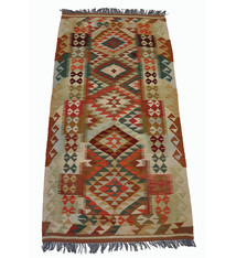 195x98 cm handgewebte nomaden orientt chobi Kelim aus Afghanistan  Nr:  31