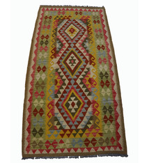 201x106 cm  oriental Handmade nomadic chobi kilim from Afghanistan No: 40