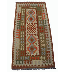 207x104 cm handgewebte nomaden orientt chobi Kelim aus Afghanistan  Nr:  26