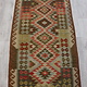 205x105 cm  oriental Handmade nomadic chobi kilim from Afghanistan No: 34