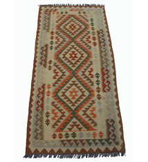 206x102 cm handgewebte nomaden orientt chobi Kelim aus Afghanistan  Nr:  42