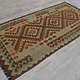 206x102 cm  oriental Handmade nomadic chobi kilim from Afghanistan No: 42