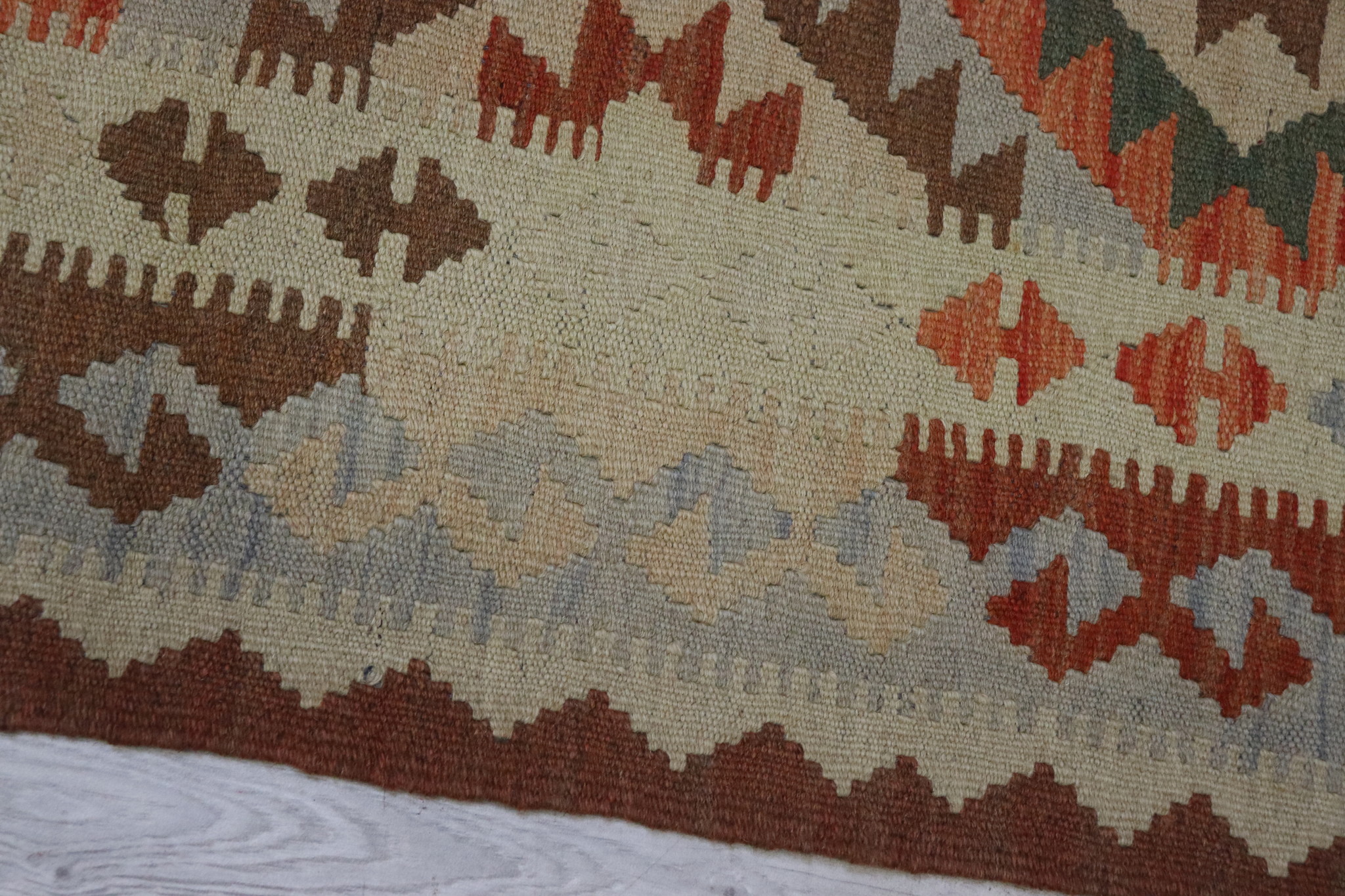 206x102 cm  oriental Handmade nomadic chobi kilim from Afghanistan No: 42