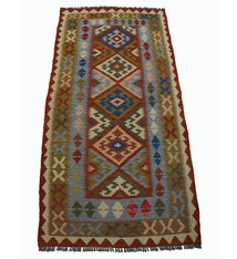 205x103 cm  oriental Handmade nomadic chobi kilim from Afghanistan No: 3534