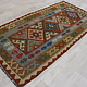 205x103 cm  oriental Handmade nomadic chobi kilim from Afghanistan No: 3534