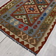 205x103 cm  oriental Handmade nomadic chobi kilim from Afghanistan No: 3534