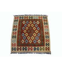 105x100 cm  oriental Handmade nomadic chobi kilim from Afghanistan No: 25