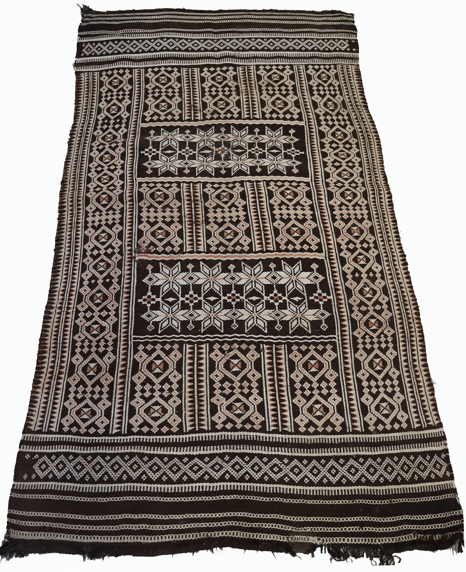 200x110 cm Antik Balouch  kelim afghan Beloch ziegenwolle kilim Nr- 22-Z