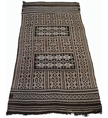 200x110 cm antique Nomadic  goat wool Kilim rug from Afghanistan No- 22-Z