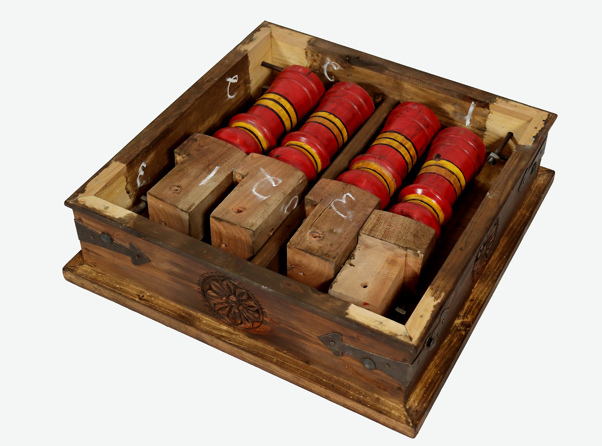 60x60 cm Massivholz handgeschnitzte Teetisch kolonialstil Wohnzimmertisch Tisch tisch  PJ