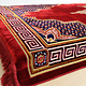 Set of 3 Pcs  1x Mattress  + 2x cushions orient Afghan nomad pillow rug seat floor cushion 1001-night Seating  majlis Toshak توشک  (Red23)