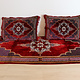 190x75 orient Sitzkissen Matratze Sitzecke Afghan toshak seating mattress (Rot /23) توشک