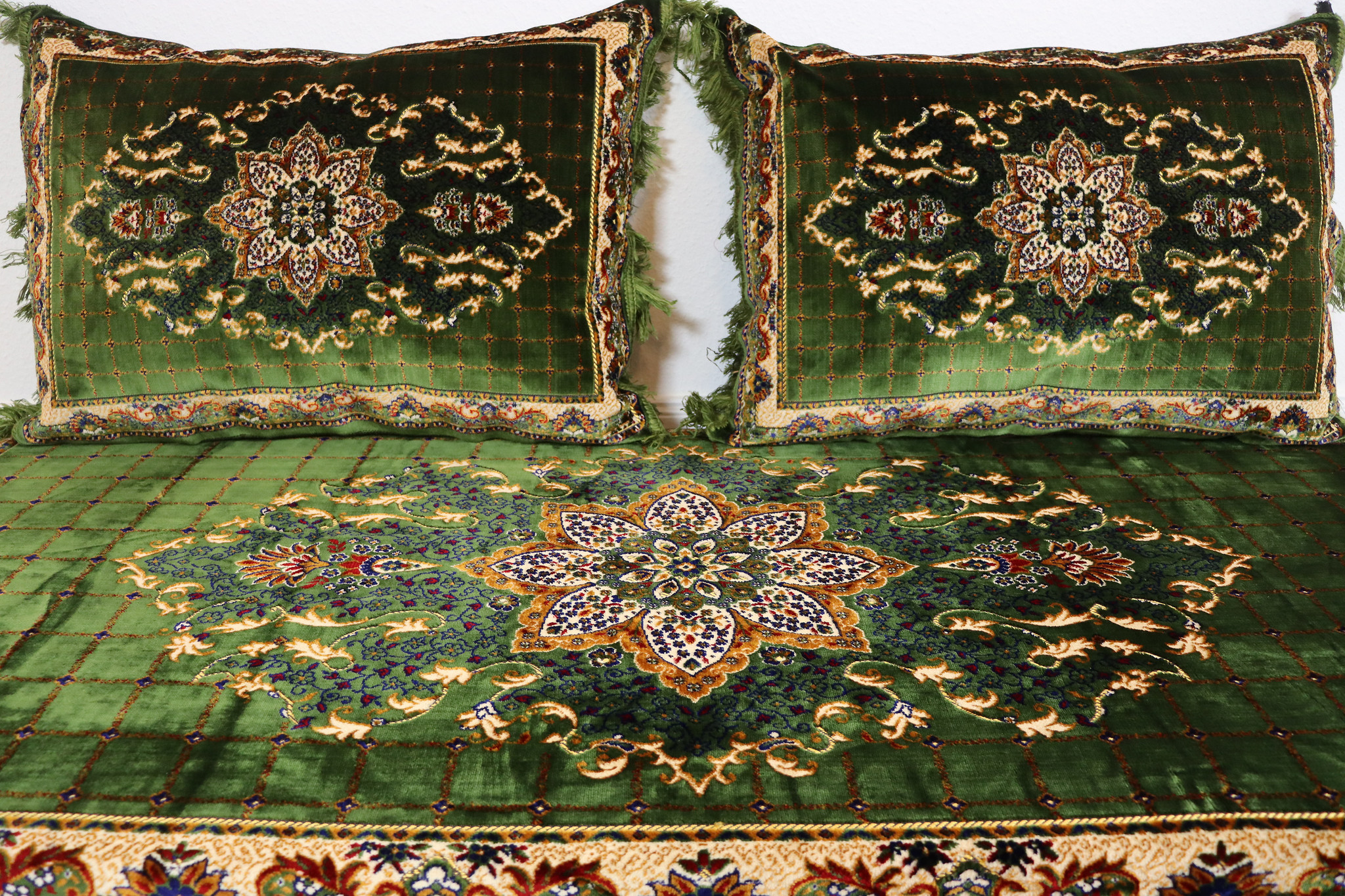 190x75 orient Sitzkissen Matratze Sitzecke Afghan toshak seating mattress (Grün /23) توشک