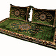 190x75 orient Sitzkissen Matratze Sitzecke Afghan toshak seating mattress (Grün /23) توشک