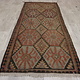 267x108 cm vintage handgewebte Nomaden  Ardabil kelim  No: 401