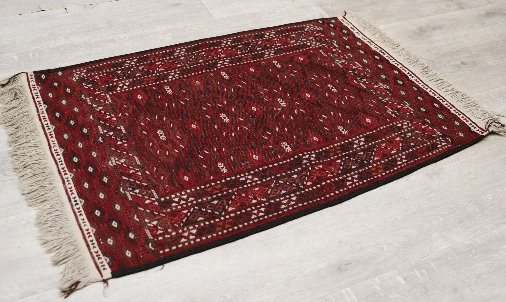 100x70 cm Antik handgewebte Nomaden turkmen yomud Sumakh kelim  No: -  788