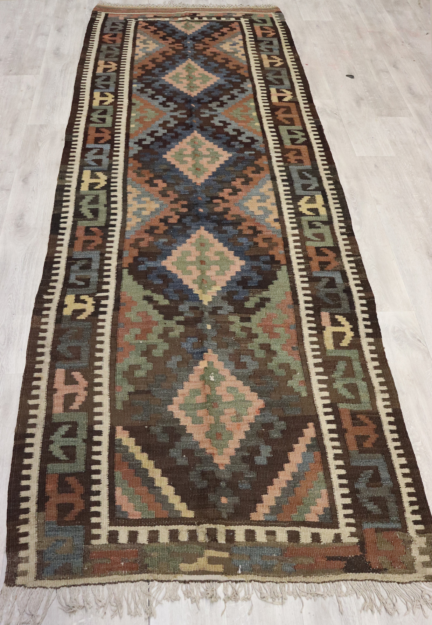 360x130 cm very rare oriental Fine  nomadic Ardabil Kilim rug No: 442