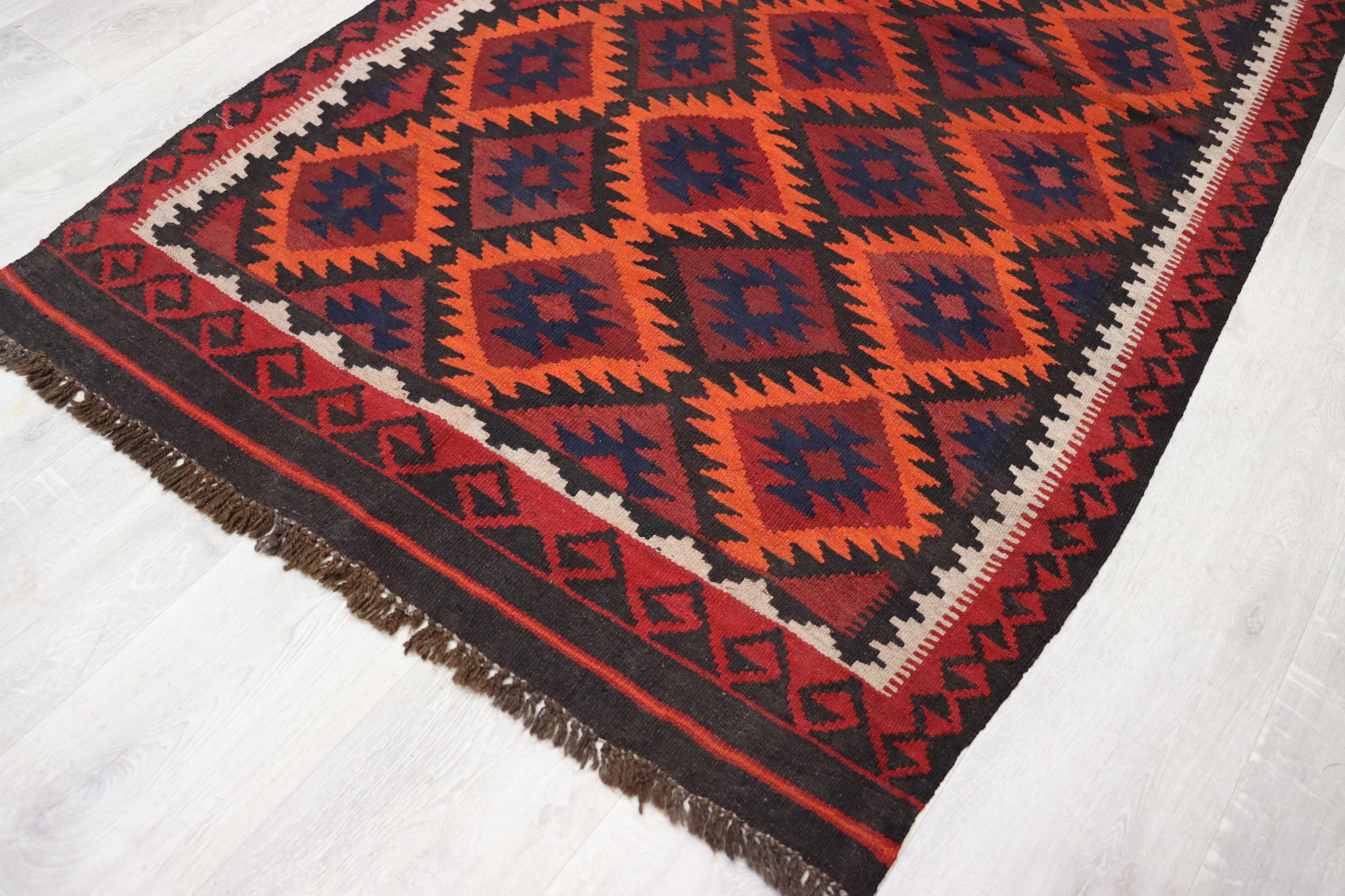 200x110 cm afghan maimana kelim Nr.12