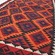 200x110 cm  oriental Handmade nomadic  kilim from north Afghanistan No:12