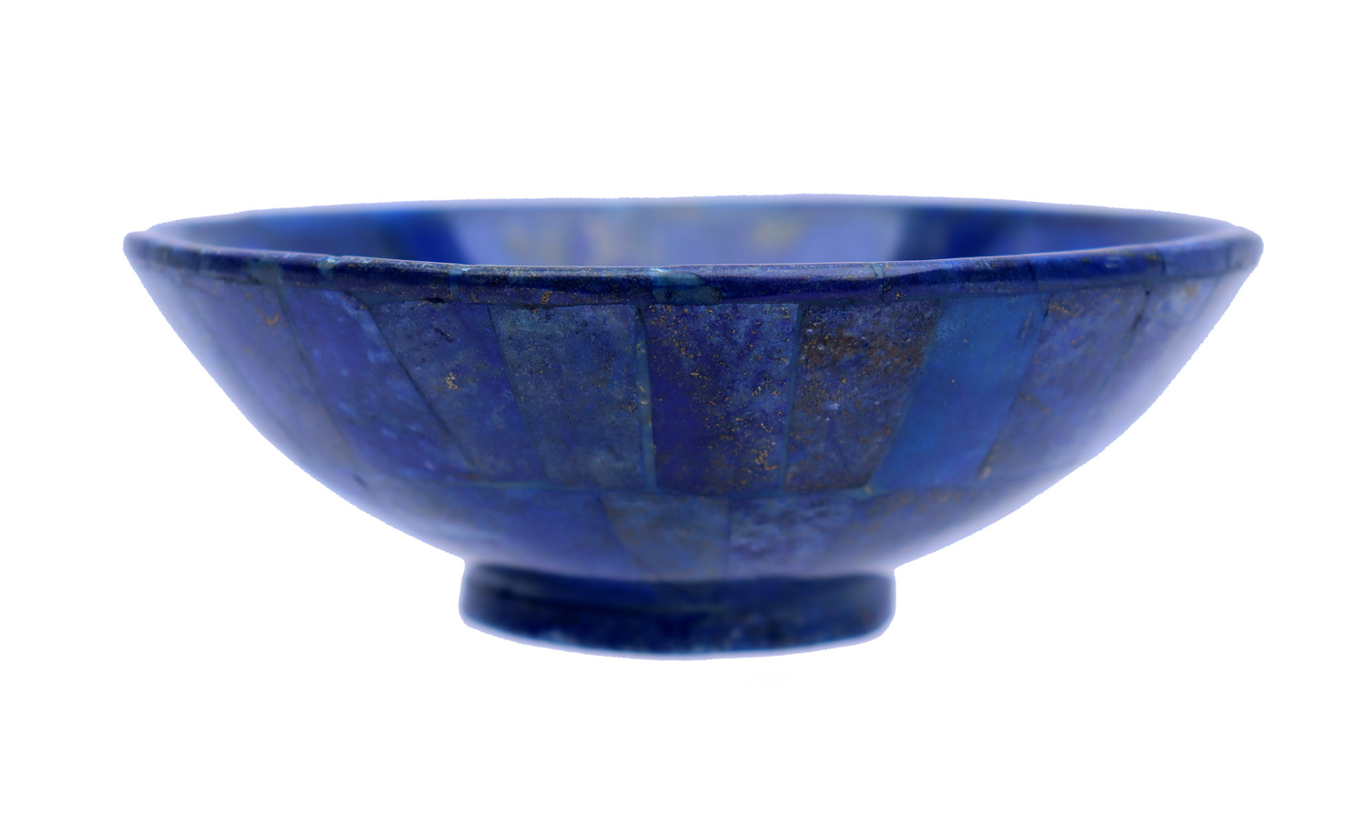 13 cm diameter Hand Crafted stunning genuine Natural High Quality Lapis Lazuli Gemstone Bowl cup from Afghanistan S/23