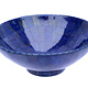 20 cm diameter Hand Crafted  Lapis Lazuli Gemstone Bowl cup from Afghanistan With zigzag edge M/23