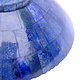 20 cm diameter Hand Crafted  Lapis Lazuli Gemstone Bowl cup from Afghanistan With zigzag edge M/23